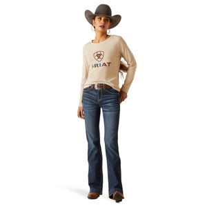 Ariat Women's Serape Shield Tee, Oatmeal