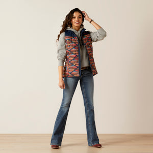 Ariat Women's REAL Crius Vest, Mirage Print