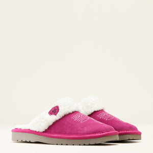 Ariat Women's Jackie Square Toe Slipper, Very Berry Pink