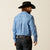 Ariat Men's Team Logo Kellan Fitted Fit Long Sleeve Shirt, Blue|White