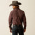 Ariat Men's Team Logo Koen Fitted Fit Long Sleeve Shirt, Brown|Tan