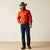 Ariat Men's Team Logo Twill Classic Fit Long Sleeve Shirt, Dark Orange|White