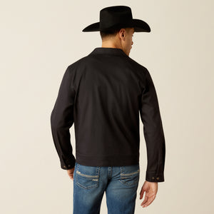 Ariat Men's Stockton Canvas Jacket, Black
