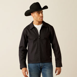 Ariat Men's Stockton Canvas Jacket, Black
