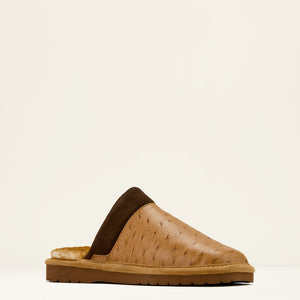 Ariat Men's Silversmith Square Toe Exotic Slipper, Brown