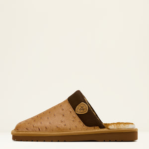 Ariat Men's Silversmith Square Toe Exotic Slipper, Brown