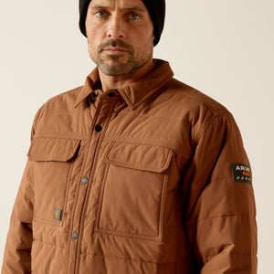 Ariat Men's Rebar Cordura Ripstop Insulated Shirt Jacket, Aztec