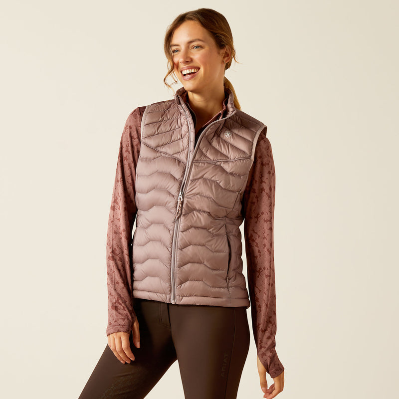 Ariat Women's Ideal Down Vest, Purple Dove