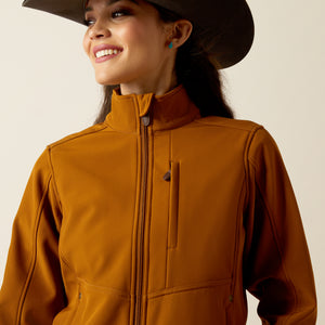 Ariat Women's Team Patriot Softshell Jacket, Chestnut Horse