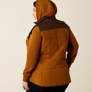 Ariat Women's REAL Crius Vest, Chestnut/Chocolate Plum