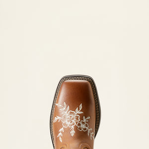 Ariat Women's Flora Wide Square Toe Western Boot, Country Cork