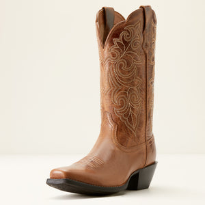 Ariat Women's Round Up Square Toe Western Boot, Ready Russet