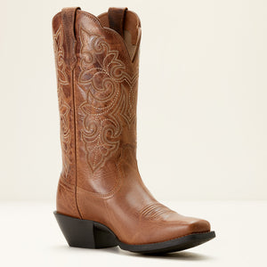 Ariat Women's Round Up Square Toe Western Boot, Ready Russet