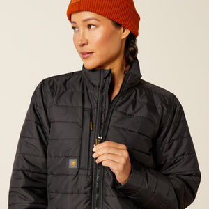 Ariat Women's Rebar Cordura Ripstop Lightweight Insulated Jacket, Black
