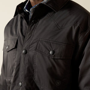 Ariat Men's Quilted Shirt Jacket, Phantom