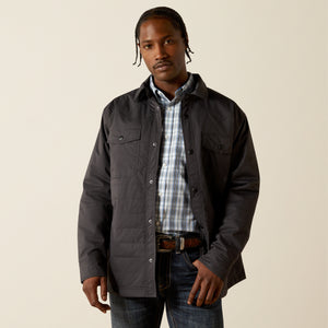 Ariat Men's Quilted Shirt Jacket, Phantom