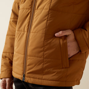 Ariat Men's Crius Insulated Jacket, Blue Nights/Almond Khaki