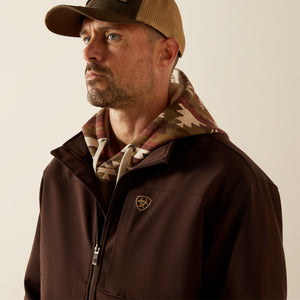 Ariat Men's Vernon Softshell Jacket, Coffee Bean