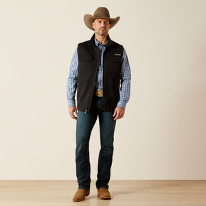Ariat Men's Sentinel Vest, Black