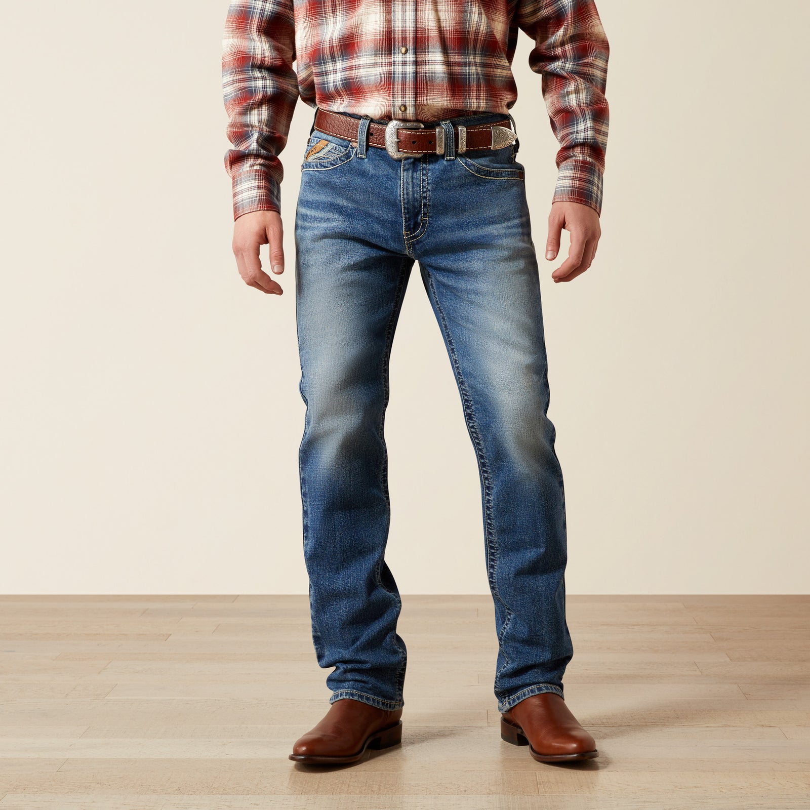 Ariat Men's M8 Modern Dean Straight Leg Jean, Zane