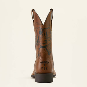 Ariat Men's Sport PBR Wide Square Toe Cowboy Boot, Distressed Brown