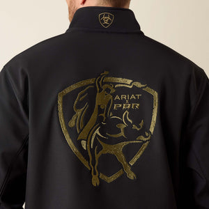 Ariat Men's Logo Softshell PBR Jacket, Black