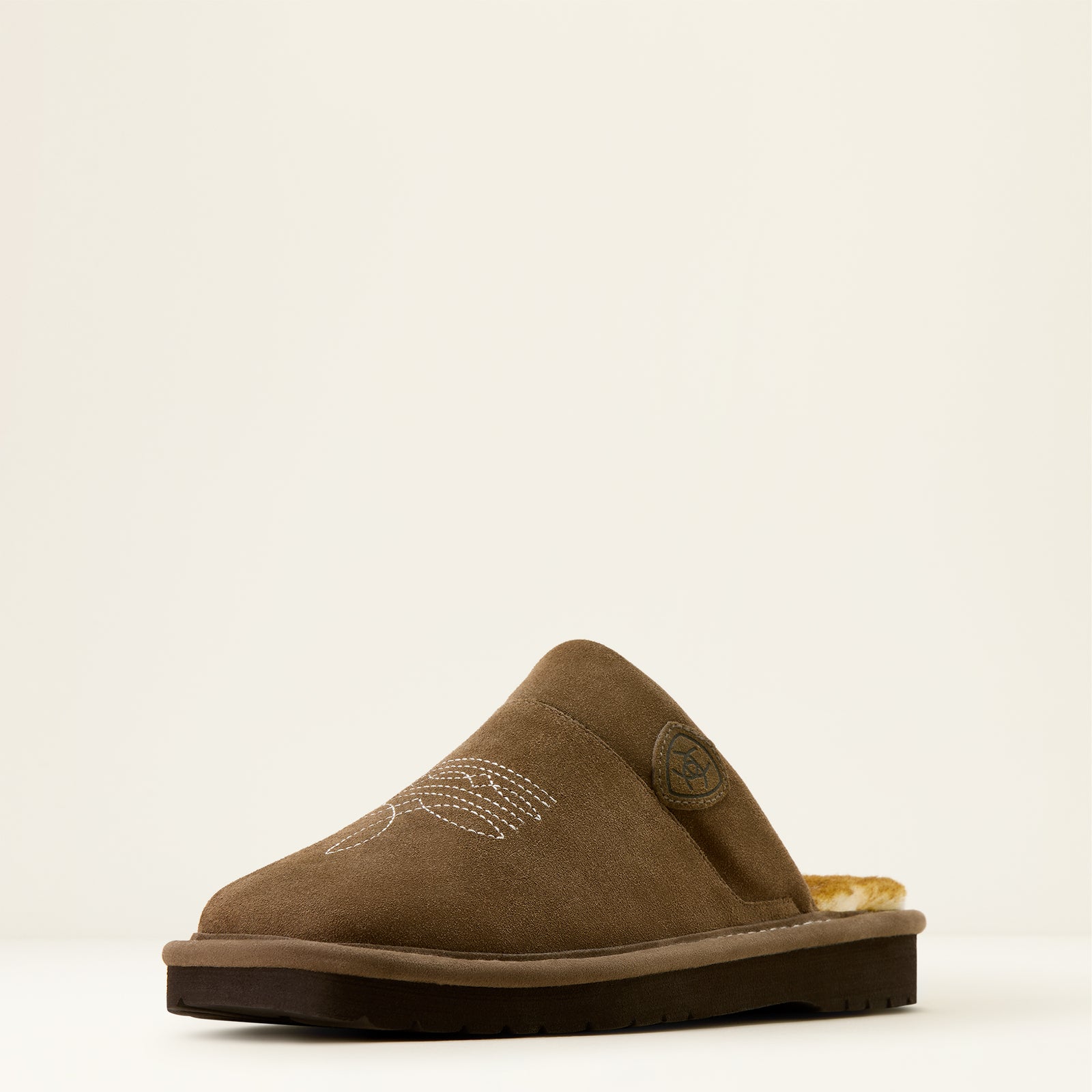 Ariat Men's Silversmith Square Toe Slipper, Stone