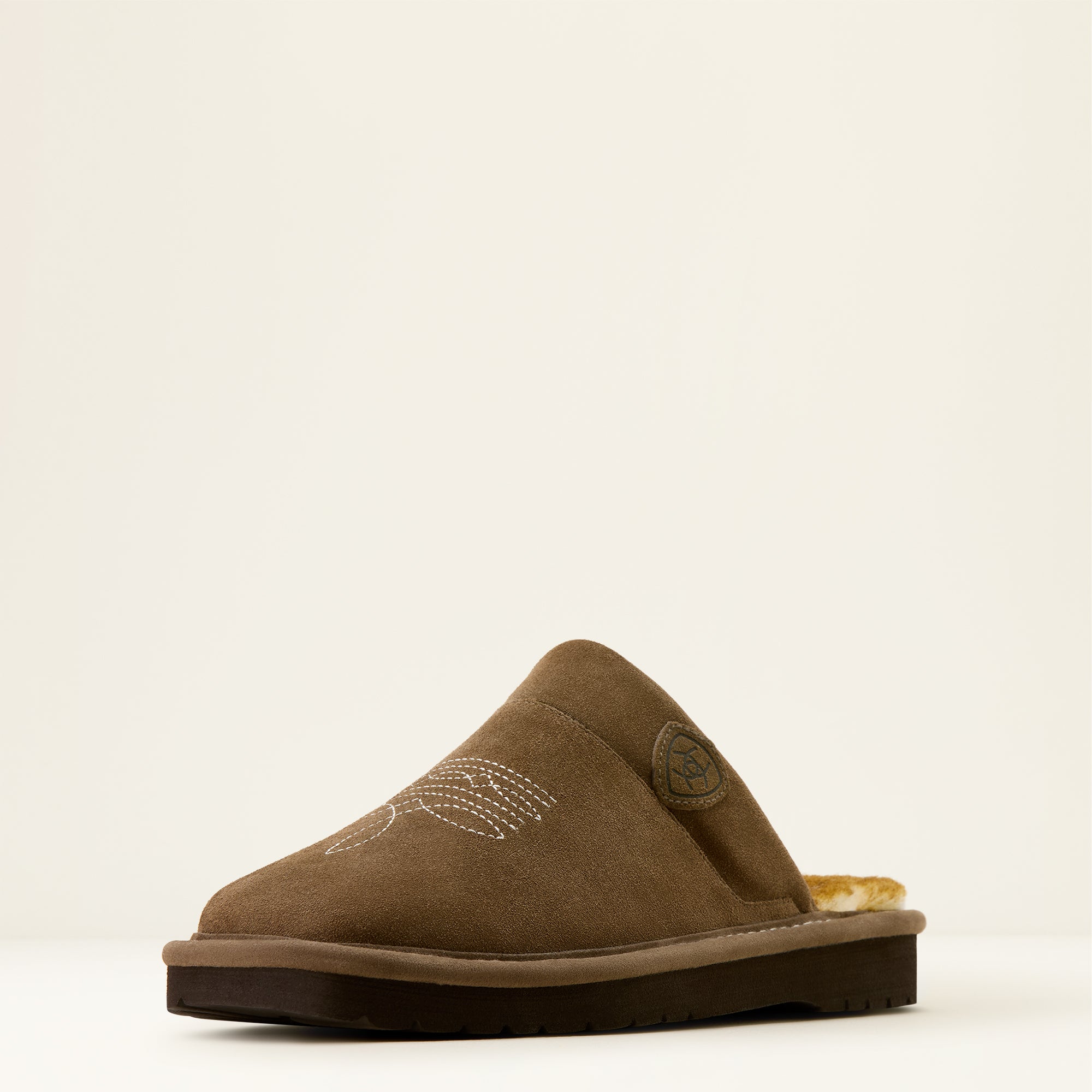 Ariat Men's Silversmith Square Toe Slipper, Stone