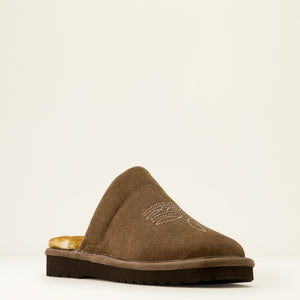 Ariat Men's Silversmith Square Toe Slipper, Stone