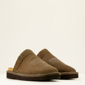 Ariat Men's Silversmith Square Toe Slipper, Stone