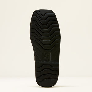 Ariat Men's Silversmith Square Toe Exotic Slipper, Black