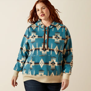 Ariat Women's Ariat Logo 2.0 Printed Hoodie, Agave Southwest Print
