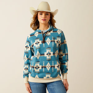 Ariat Women's Ariat Logo 2.0 Printed Hoodie, Agave Southwest Print