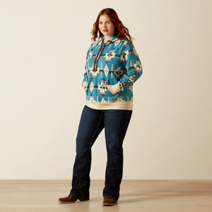 Ariat Women's Ariat Logo 2.0 Printed Hoodie, Agave Southwest Print