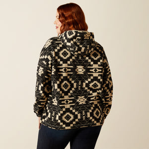 Ariat Women's Essential Hoodie, Black Southwest Print