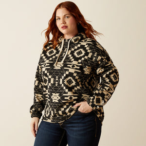 Ariat Women's Essential Hoodie, Black Southwest Print