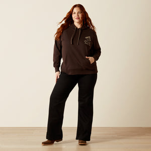Ariat Women's Stitch Hoodie, Mole