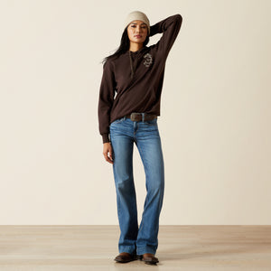 Ariat Women's Stitch Hoodie, Mole