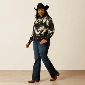 Ariat Women's Sienna 1/2 Zip Sweatshirt, Thornstone Print