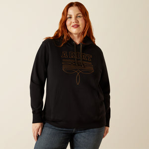 Ariat Women's Booted Logo Hoodie, Black