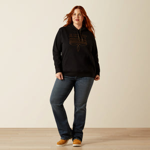 Ariat Women's Booted Logo Hoodie, Black