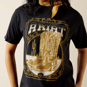 Ariat Women's Ariat Boot Cloche T-Shirt, Black