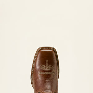 Ariat Women's Captivate Wide Square Toe Western Boot, Dark Tan