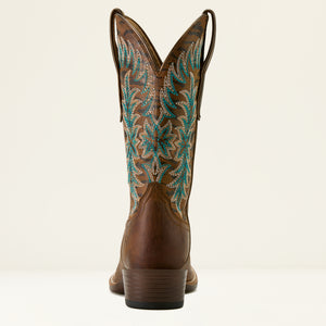 Ariat Women's Beaumont K Toe Western Boot, Sassy Brown