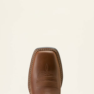 Ariat Women's Round Up Filly Wide Square Toe Western Boot, Sorrel Crunch