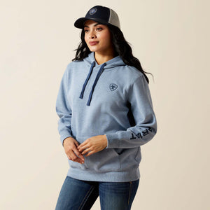 Ariat Women's Ariat Logo 2.0 Hoodie, Vintage Indigo Heather