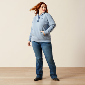 Ariat Women's Ariat Logo 2.0 Hoodie, Vintage Indigo Heather