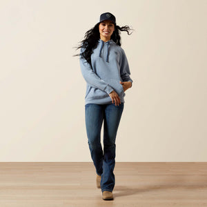 Ariat Women's Ariat Logo 2.0 Hoodie, Vintage Indigo Heather
