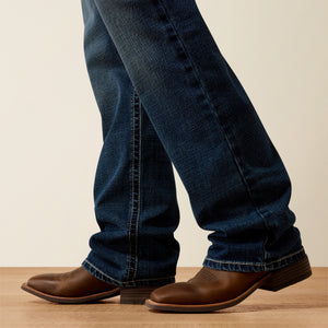 Ariat Men's M4 Relaxed Crawford Boot Cut Jeans, Silverton