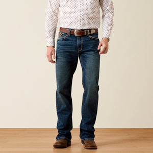 Ariat Men's M4 Relaxed Crawford Boot Cut Jeans, Silverton